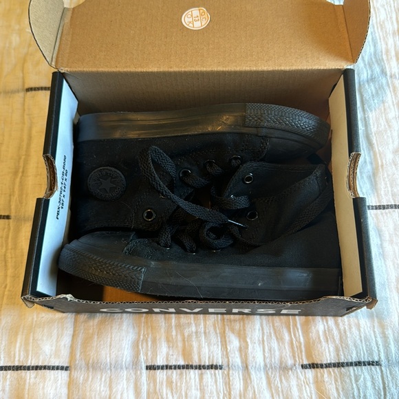 All black high top converse - Picture 3 of 3